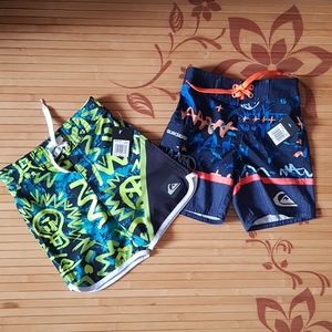 Quiksilver 2T Boy's Quick Dry Shorts (2 pcs.)